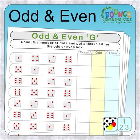 odd even worksheets